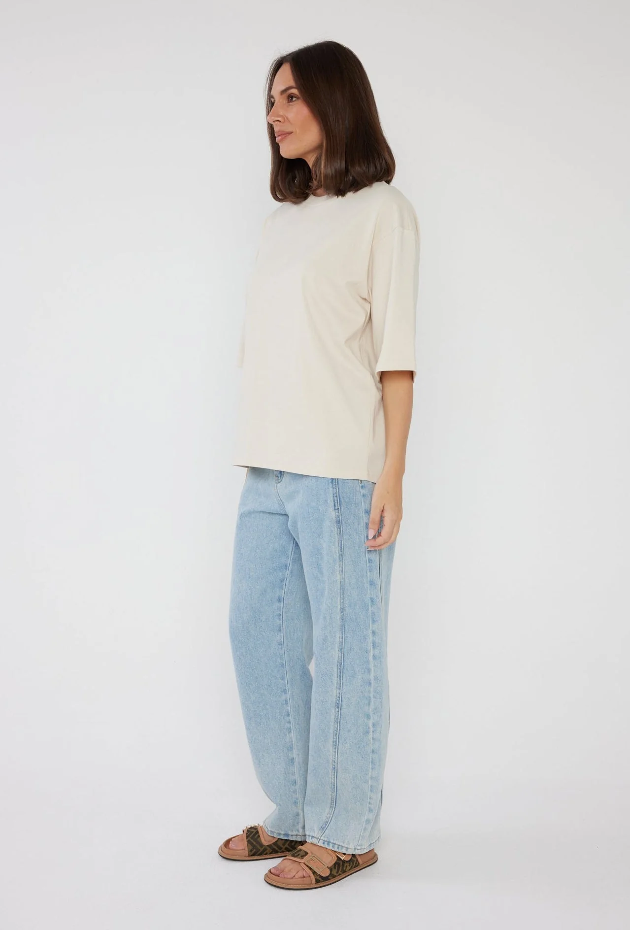 ZURI T-Shirt Oat - Image 8