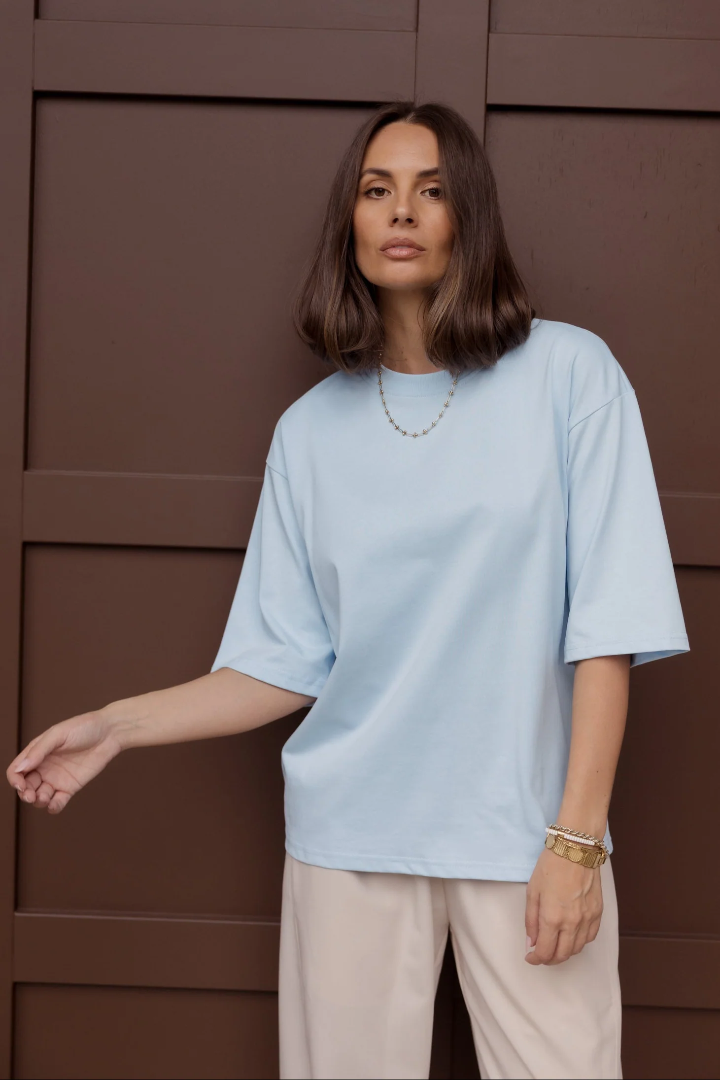 ZURI T-Shirt Light Blue