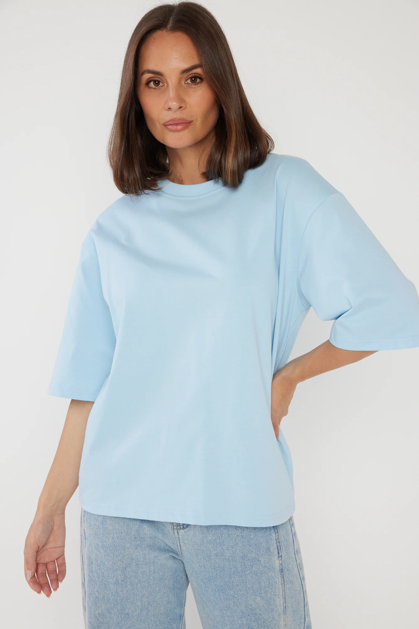 ZURI T-Shirt Light Blue - Image 4